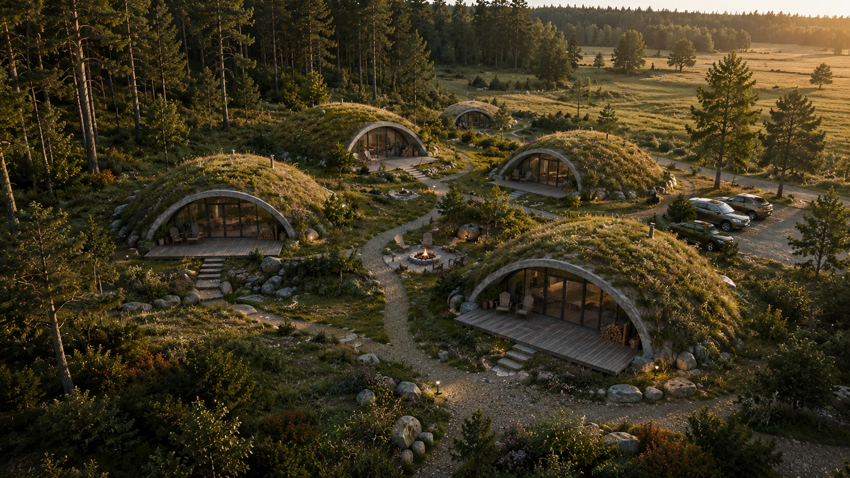 Private shell dome